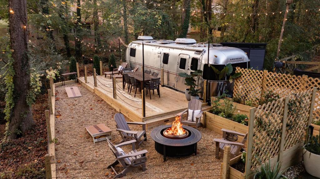 Smyrna Other | Cozy Lakefront Airstream - Private Deck and Firepit - Sleeps 6