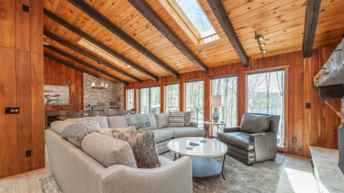 Oakland House | Cozy Lakefront Retreat w/Dock, Hot Tub & Fireplace