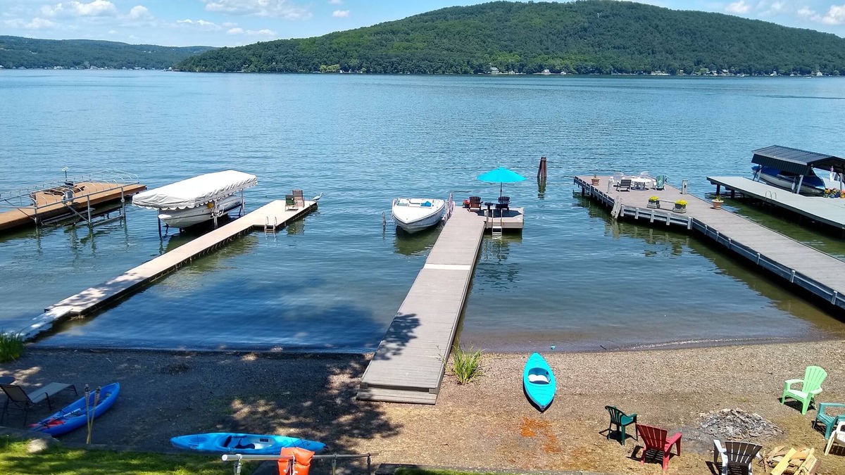 Hammondsport Cottage | Cozy lakeside cottage with Grand Views, beautiful beach, and sunsets! See video!