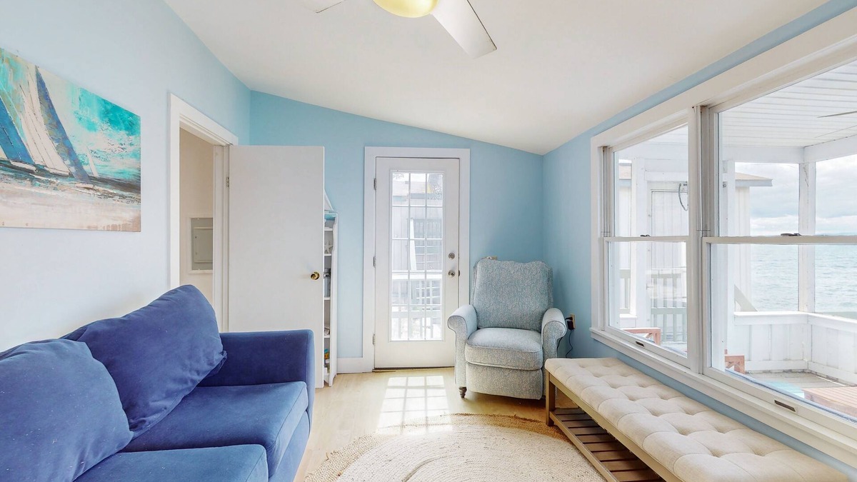 Town of Ledyard House | Cozy lakeside escape with screened porch, deck, & AC