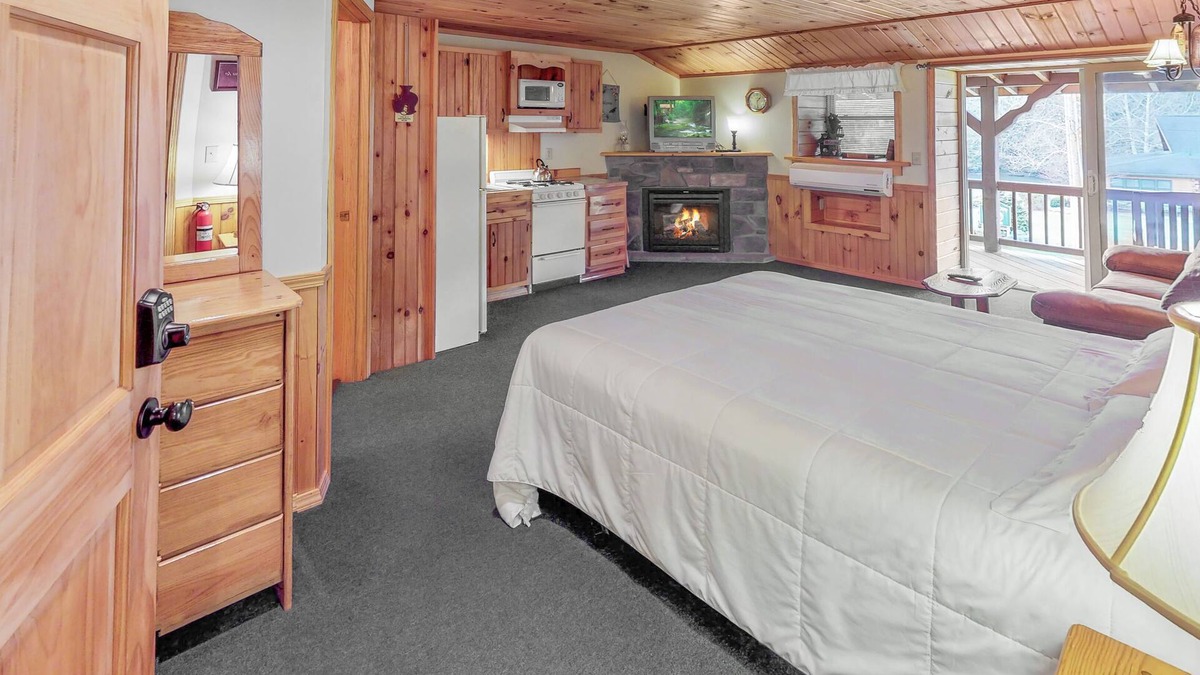 Gaines Cabin | Cozy lodge near PA Grand Canyon & Cherry Springs fitness room, AC, WiFi