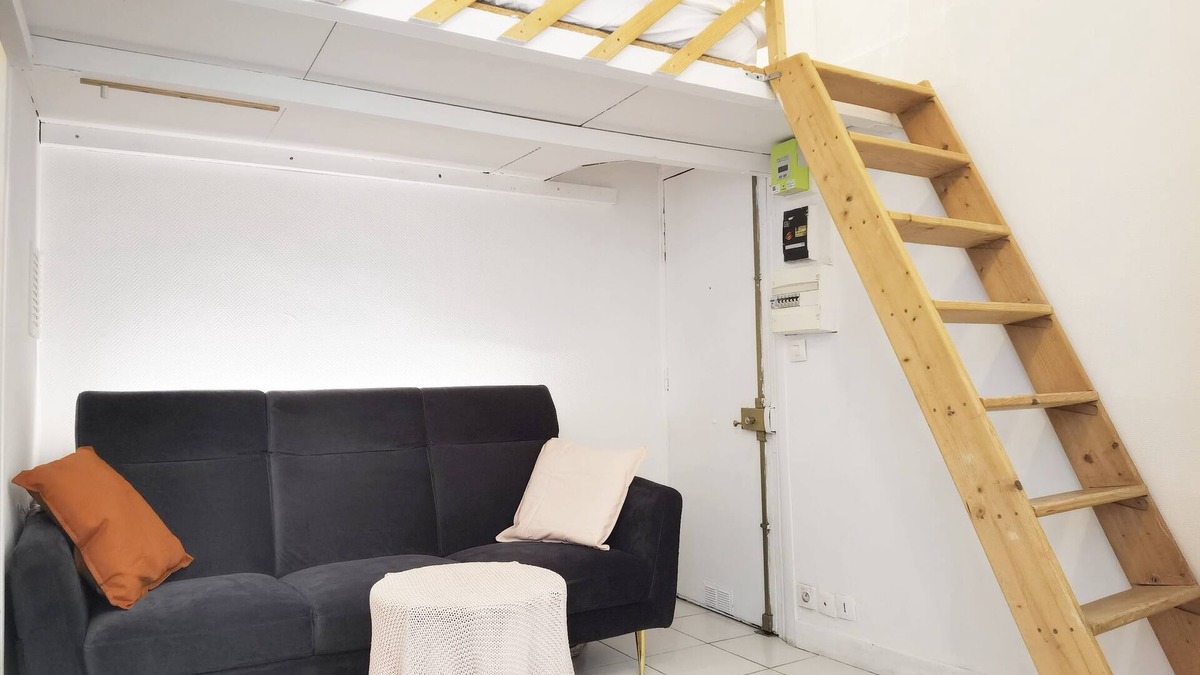 Riquet Stalingrad Apartment | Cozy Loft Studio Near Canal & Metro | in Paris 19e