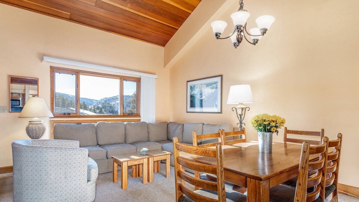 Highland Meadows Condo | Cozy Lofted Condo with Resort Style Amenities! Picturesque Views! Free Shuttle and Parking! #301