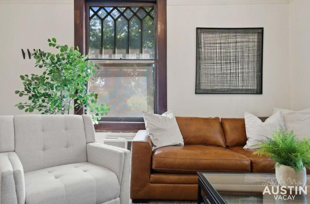 North University Apartment | Cozy Mid-Century Modern Vibes in Central Location
