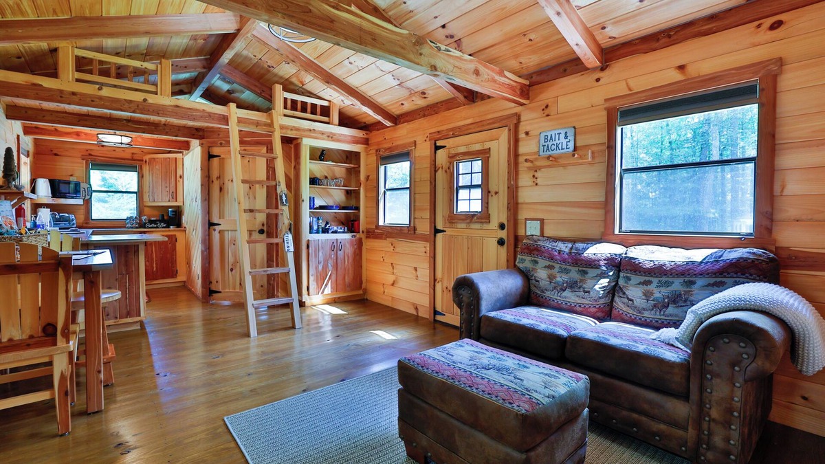 Eldred Cabin | Cozy Mountain Cabin w/Private Lake Access