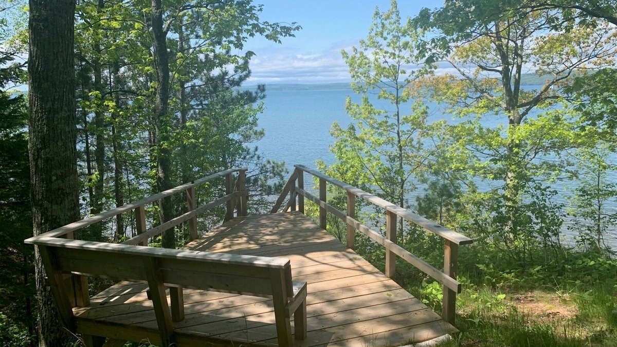 La Pointe Cabin | Cozy Pines Cabin - Wonderful Sunsets with Lake Superior Access!