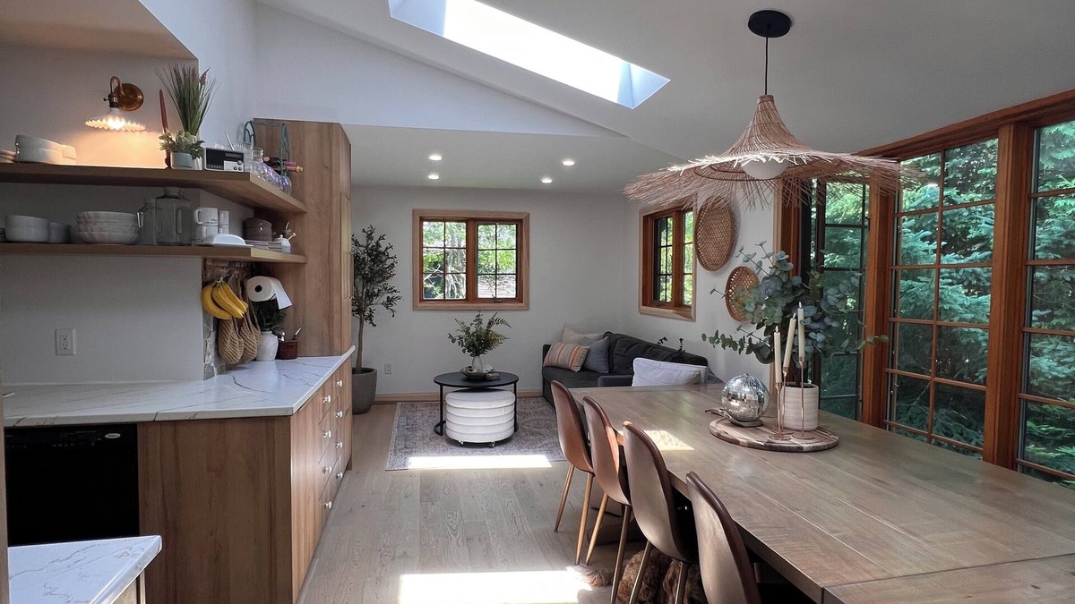 Sauble Beach Cottage | Cozy private beach house with fire pit and hot tub in the heart of Sauble Beach.
