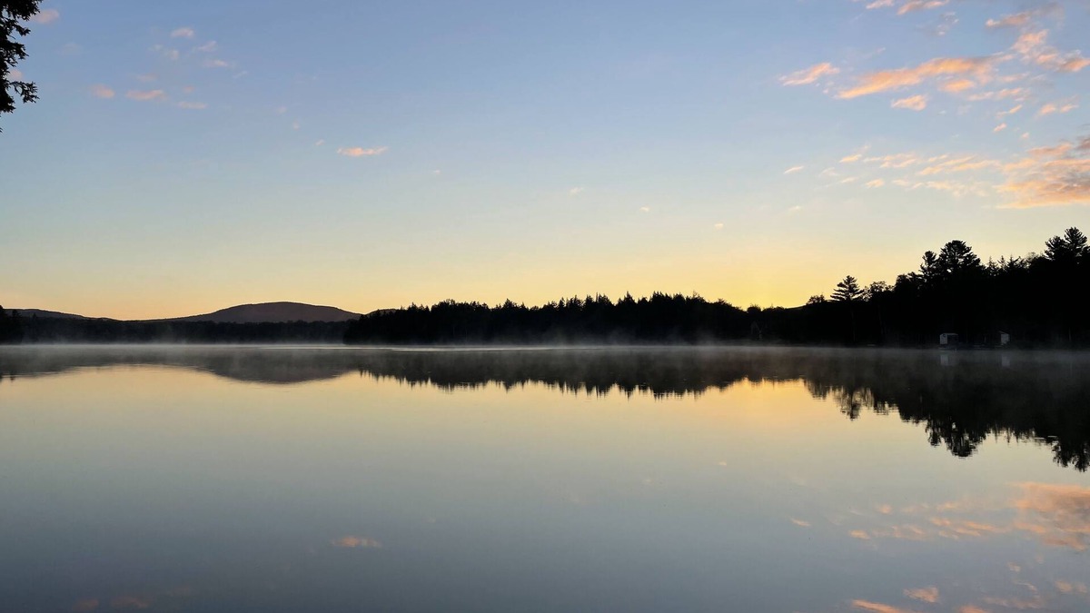 Kingfield Cabin | Cozy & Private: waterfront retreat on 20 acres of beautiful forest