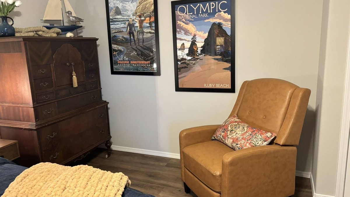 Sequim Apartment | Cozy quarters across from Carrie Blake Park - Festival Central & Discovery Trail