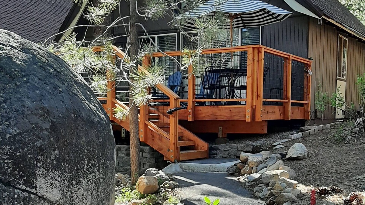 Incline Village Cabin | Cozy Quiet Cabin in Pines with Large Deck, Great Location
