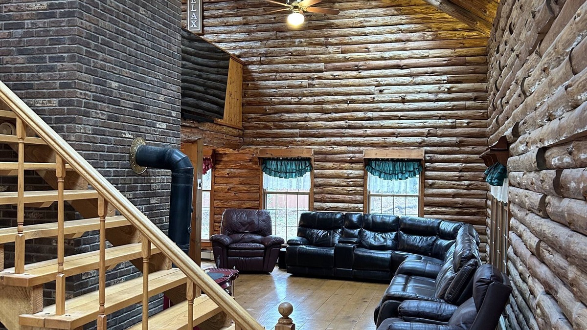 Elk Creek Township Cabin | Cozy retreat with jacuzzi and 12 acres of land to escape away too. Pet friendly