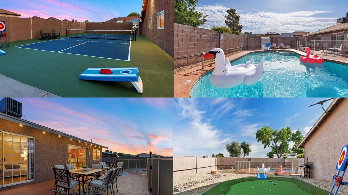 River Mountain House | Cozy Retreat with NEW Pickleball Court + Pool/Games and More!