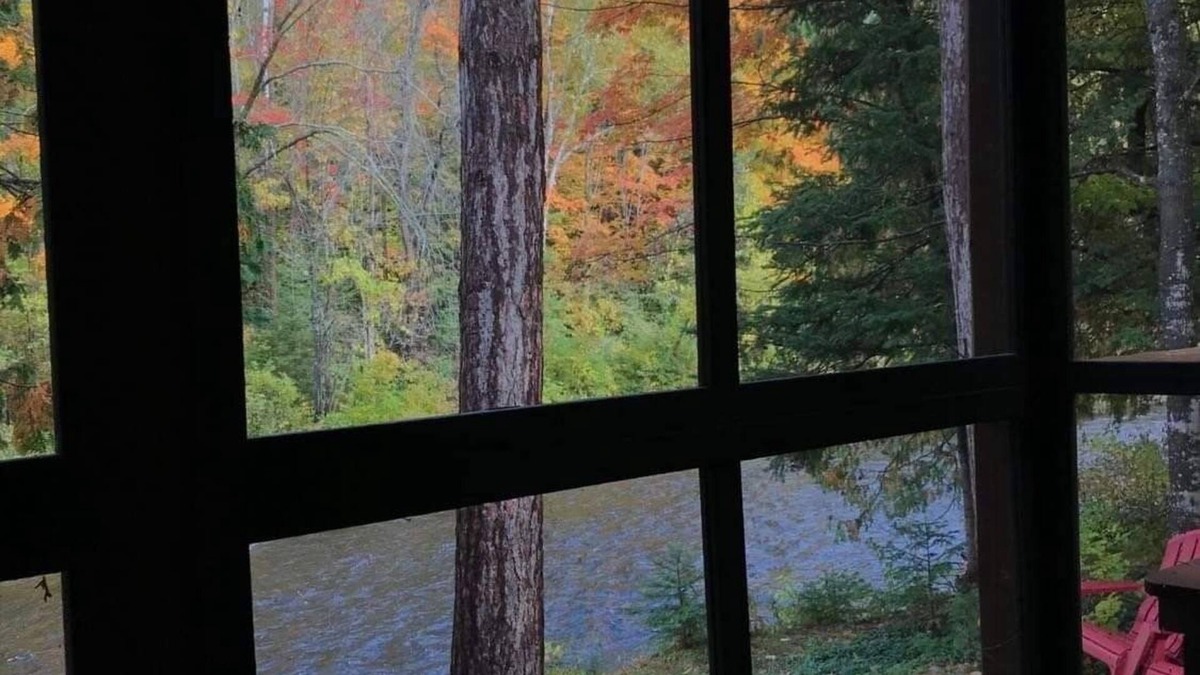 Ellis Township Cabin | Cozy river cabin, steps away from blue ribbon fishing hiking trails.