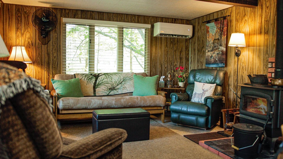 Paris Cabin | Cozy Riverfront Cabin w/Water Access, Fireplace, AC, Firepit