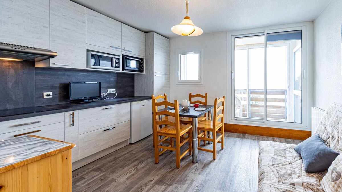 Saint-Francois-Longchamp Apartment | Cozy studio for 4, slopeside with balcony - Saint-François-Longchamp