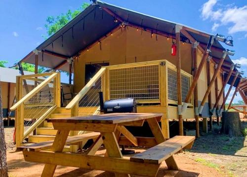 Fentress Other | Cozy Safari Tent with Barbecue in Staples, Texas