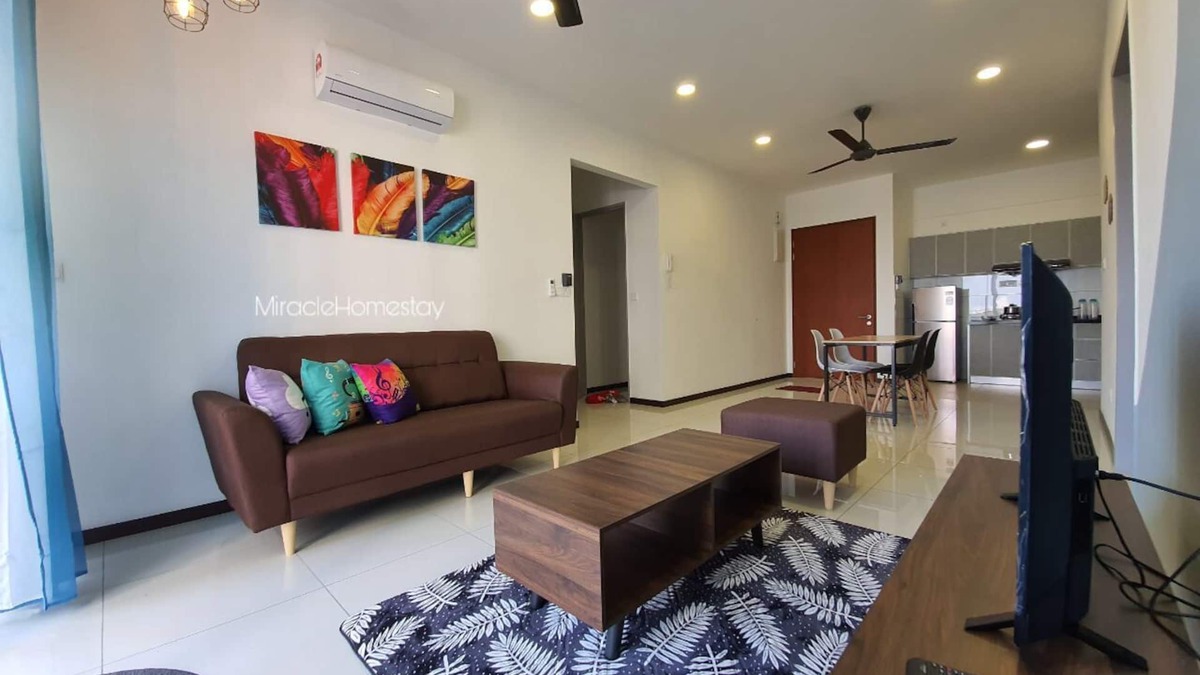 Kampung Bagan Dalam Condo | Cozy Stay for 4Pax @ Butterworth