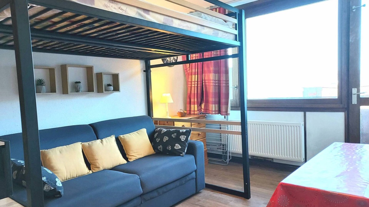 Plagne Centre Apartment | Cozy studio in Plagne Centre with direct slope access