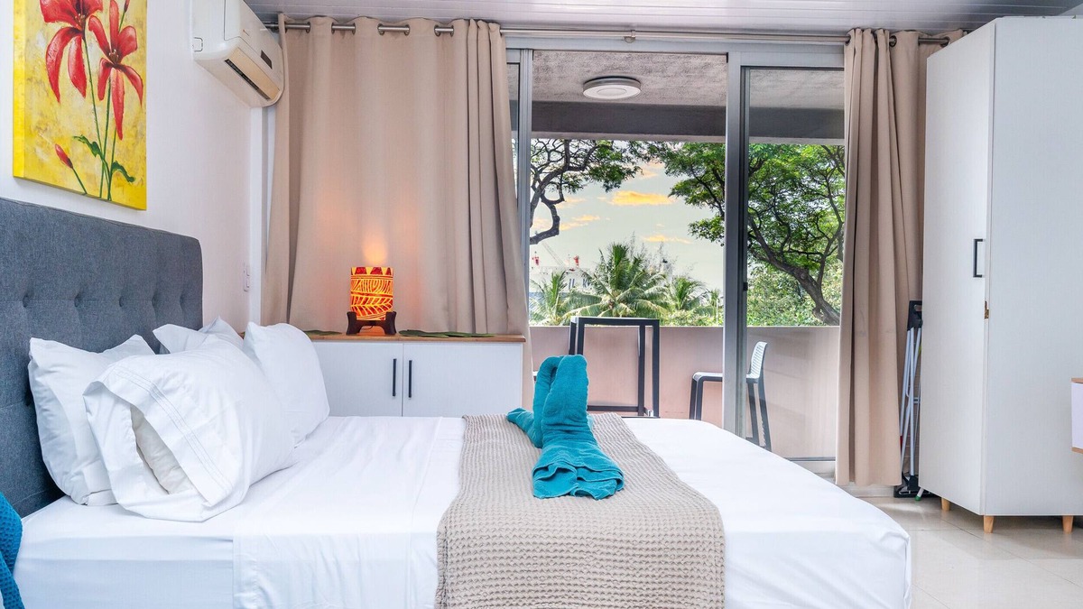 Pa'ofa'i Apartment | Cozy Studio in Papeete - Park View | AC | Netflix | Secure Parking