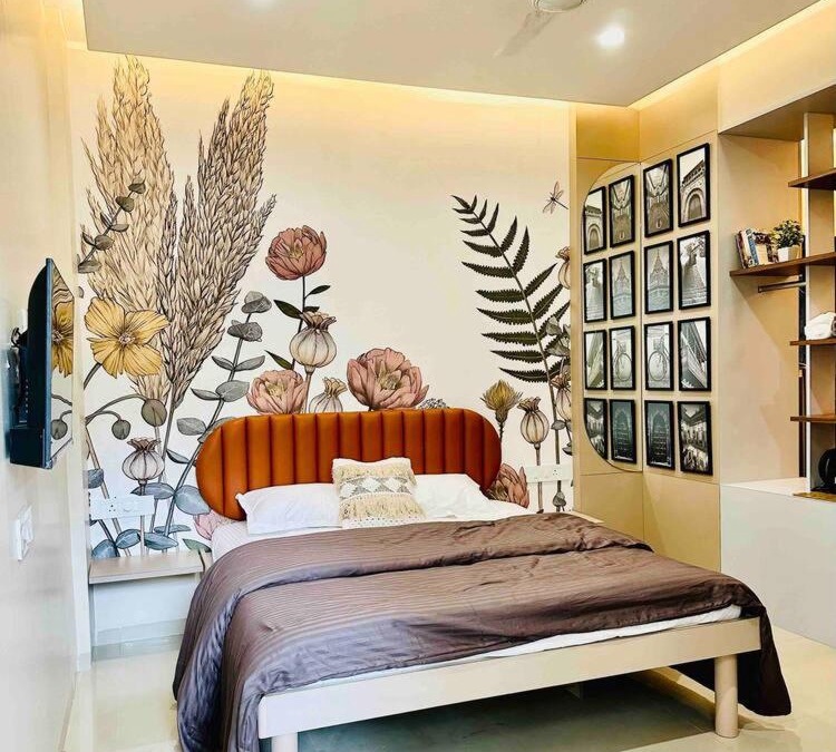 Mundhwa Apartment | Cozy Studio with Premium Interiors-WiFi,AC,SmartTv