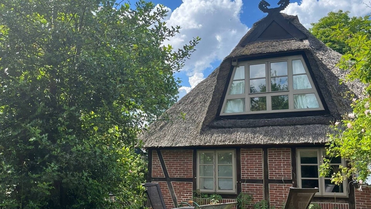 Hittbergen Apartment | Cozy thatched cottage on the Elbe