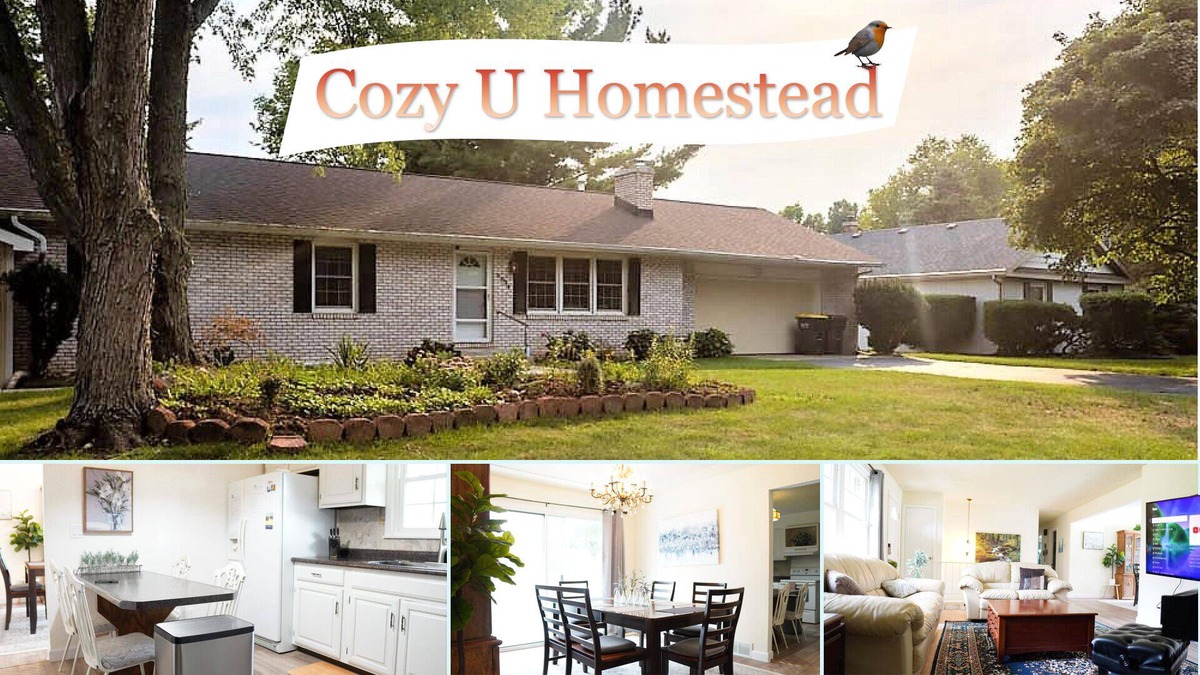 Berrien Springs House | Cozy University Homestead with fireplace!
