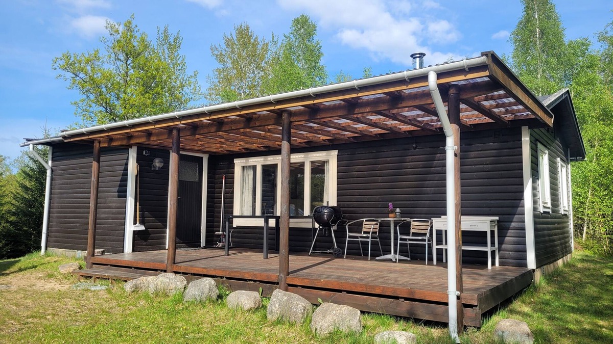 Laholm Municipality House | Cozy vacation home with fireplace, close to lake and sea and with rowing boat