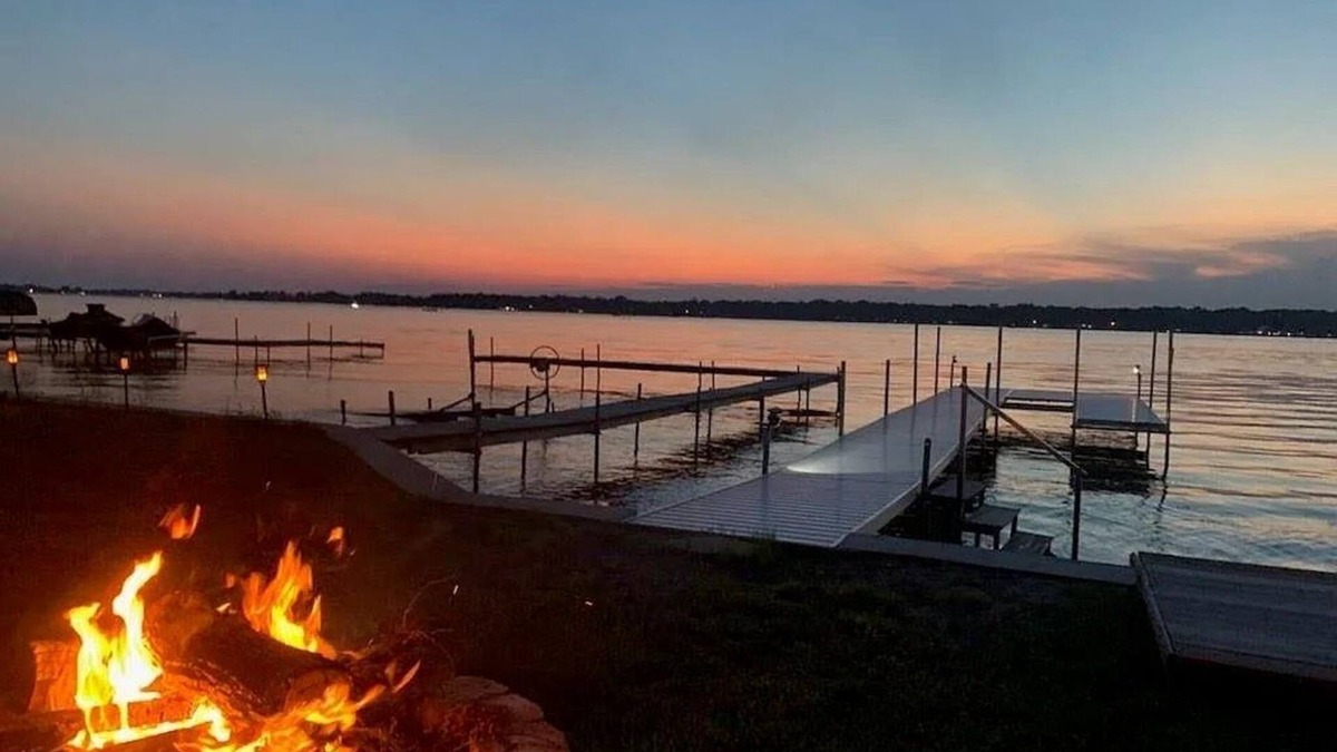 Bass Lake House | Cozy water front lake house with lake views of Bass Lake from almost every room!