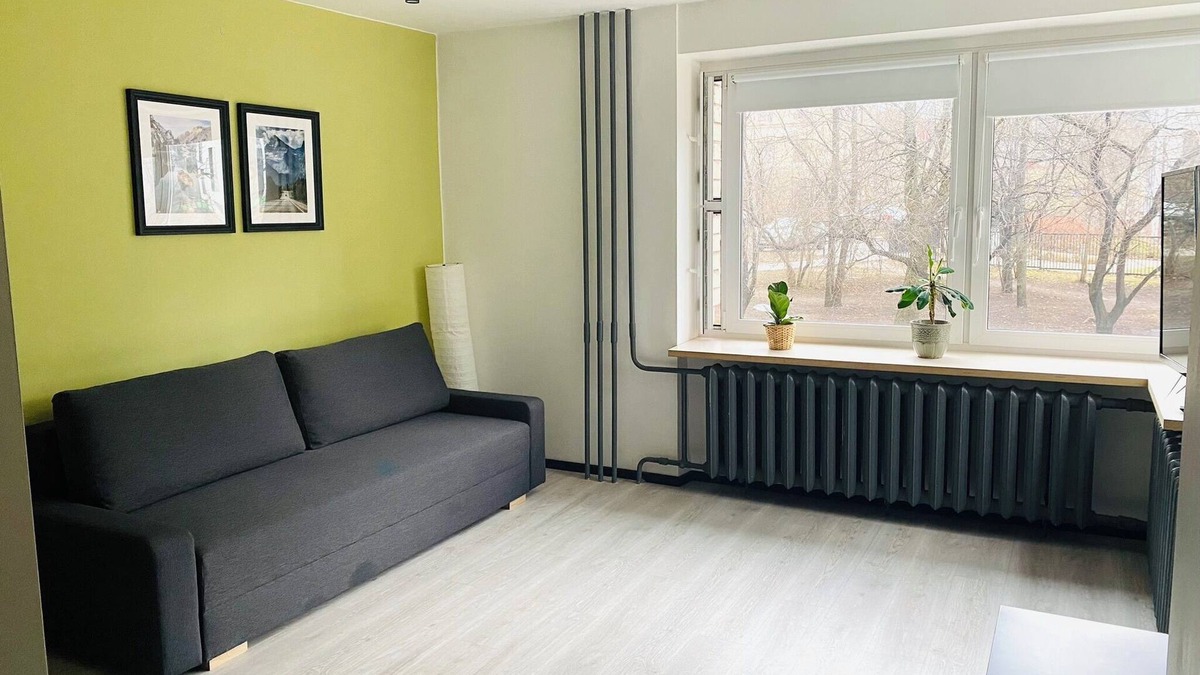Business District Apartment | Cozy1-bedroom apartment in Vilnius City Center,1st floor, private entrance