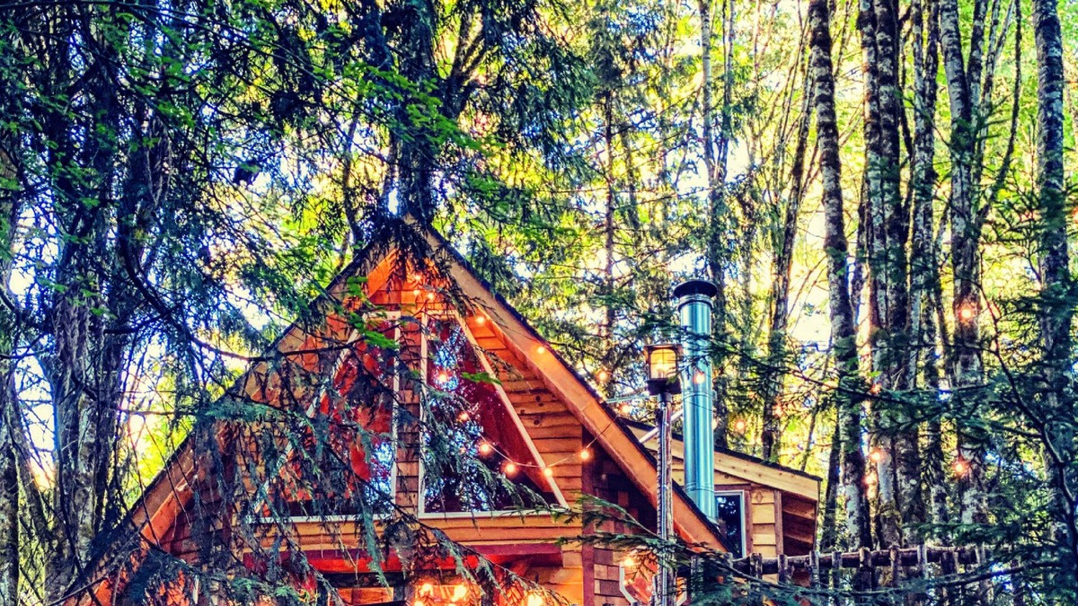Clatskanie Ski Chalet | Craftsman European Chalet in the Forest with partial Riverview