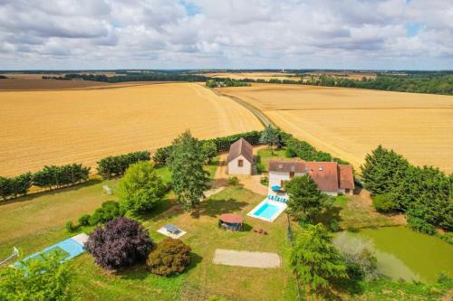 La Ville-aux-Clercs House | Crazy Villa La Forgé Buffet 41 - Heated pool - Foot - 2h Paris - 30p