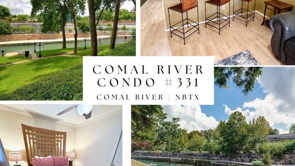 New Braunfels Condo | CRC331*Direct Comal River Access*Walk to Downtown NBTX