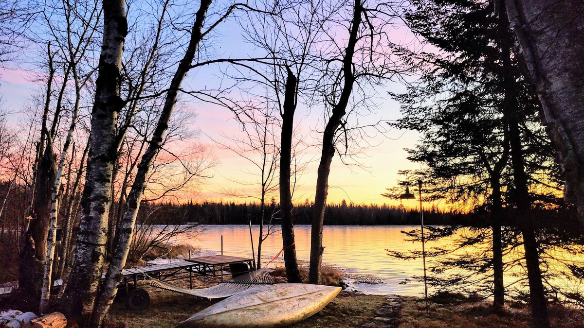 Bovey Apartment | Creative, Unique, Mini Carriage House Studio Tucked in the Woods on the shore of pristine Riley Lake