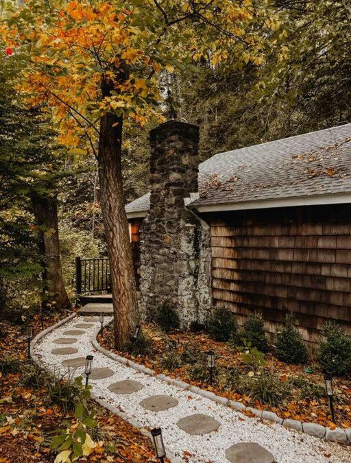 Gaylordsville House | Creek Side Cabin with Wood Fired Hot Tub and Fire Pit