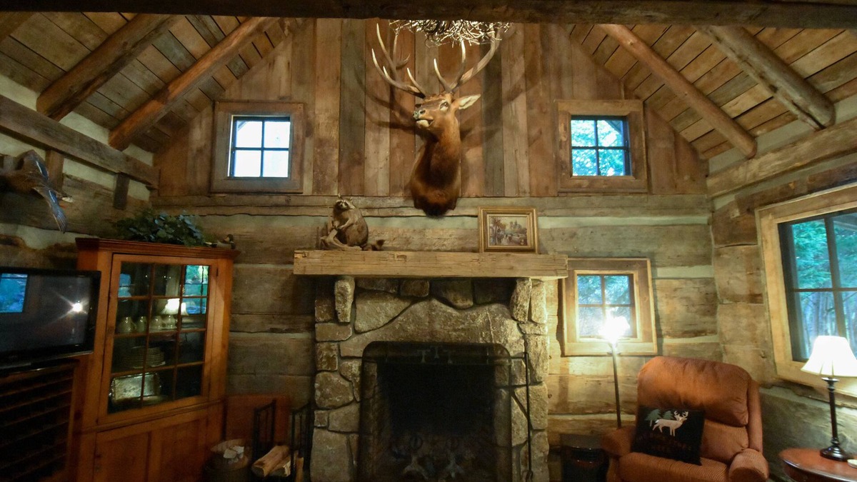 Franklin Cabin | Creekside 1800's Log Cabin- Dog Lover Paradise! September Special!