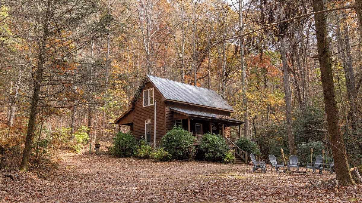Suches Cabin | Creekside Cabin in Appalachian Mountains! -Dog Friendly, Walk to Waterfall