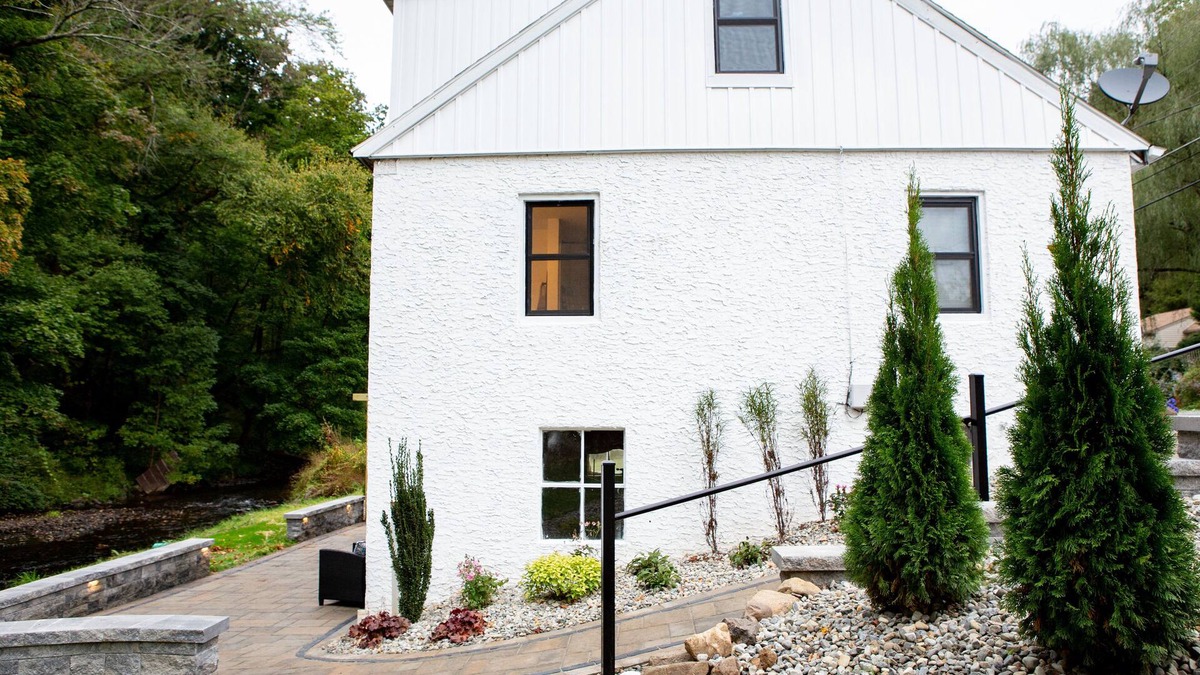 Birdsboro House | Creekside Cottage with beautiful patio and hot tub!