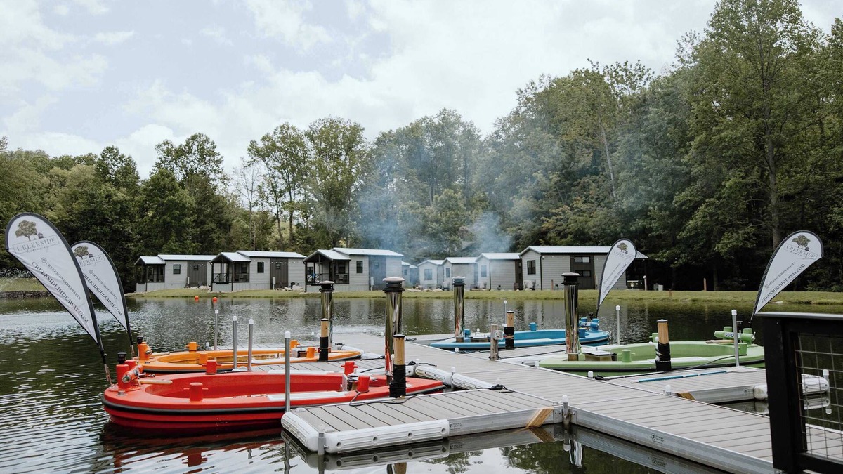 Pittman Center House | Creekside Modern Tiny Home | Racoon Cabin