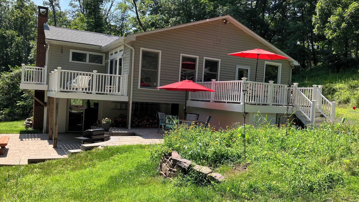 Woxall House | Creekside Retreat-spacious cottage nestled in the wildflowers and lush woods