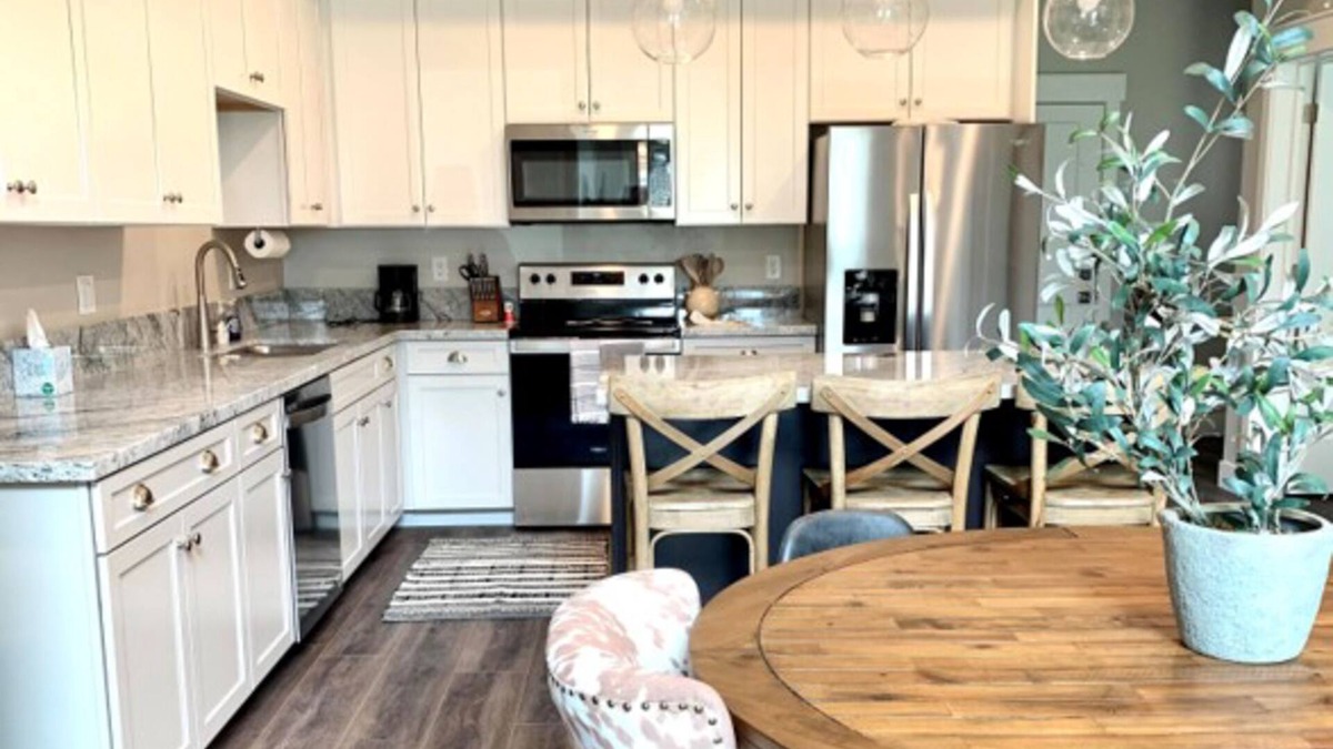 Swan Valley House | Creekside Swan Valley home with epic mountain views, patio, BBQ, & central AC
