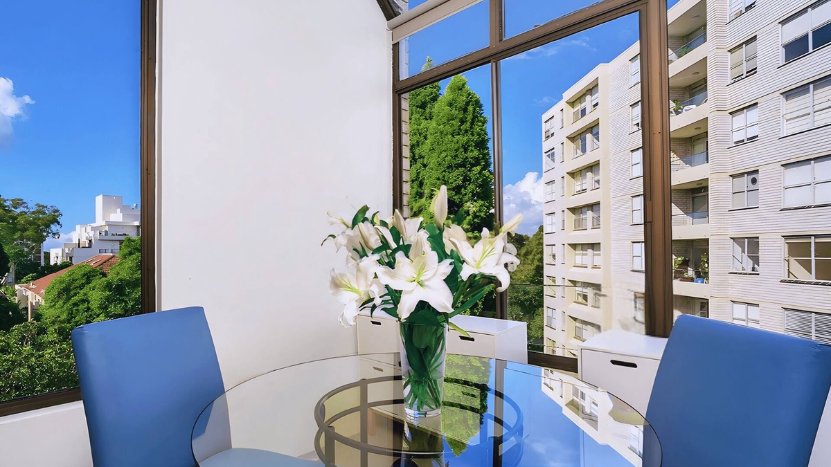 Cremorne Apartment | Cremorne - HAMP1 - Hampden Avenue - Bright 1BR with Sunroom, Balcony Garage Near Neutral Bay Shops