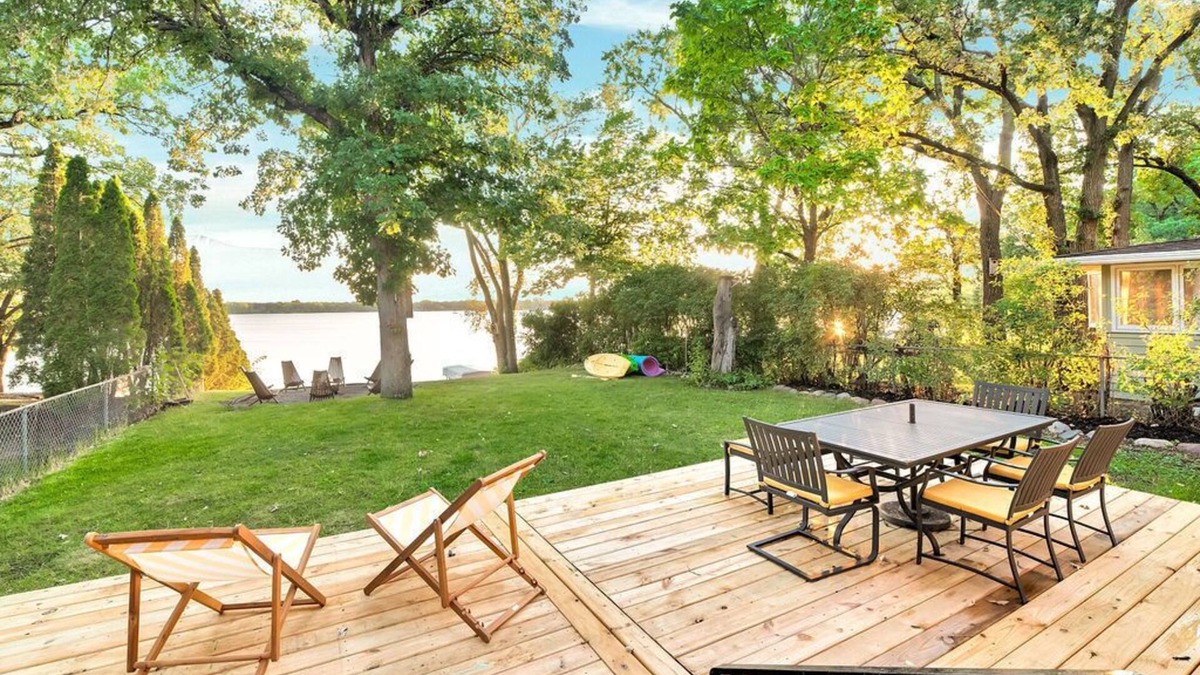 Big Lake Cabin | Crescent Cottage - 3 Bedroom 1.5 Bath with Firepit, Lake Toys, and Sunset Views
