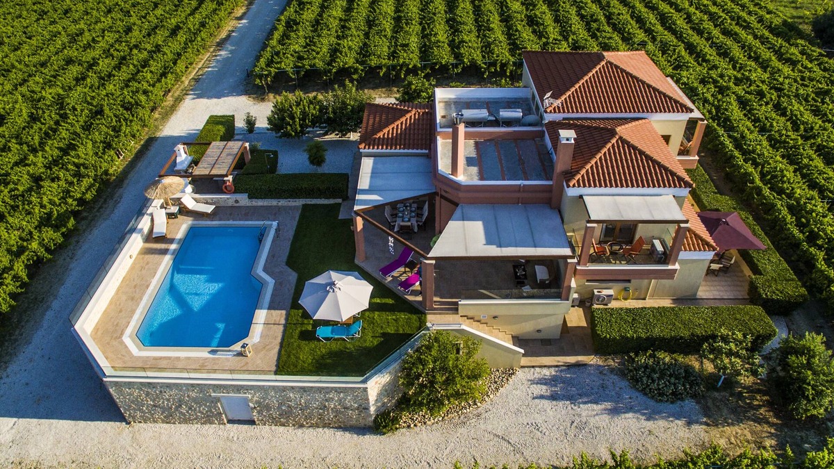 Malevizi Villa | Cretan Vineyard Hill Villa | private pool, panoramic view, beautiful vineyard