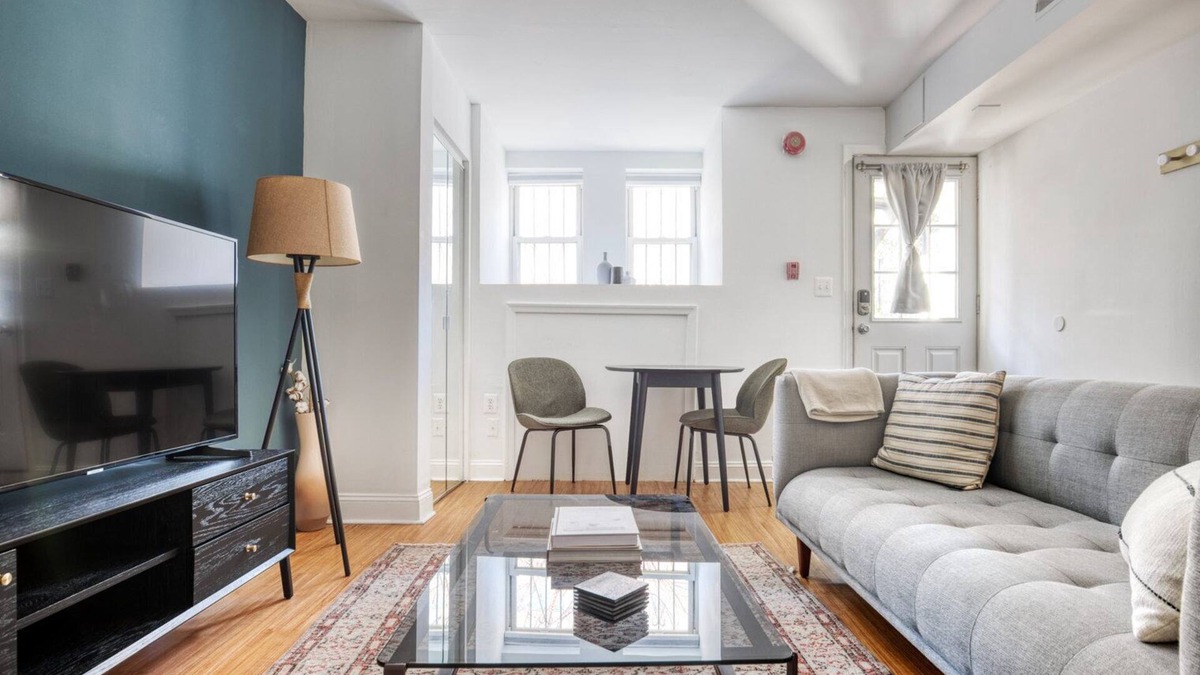 Dupont Circle Apartment | Crisp Dupont Circle 1BR w/W/D 2 blocks to Whole Foods, by Blueground