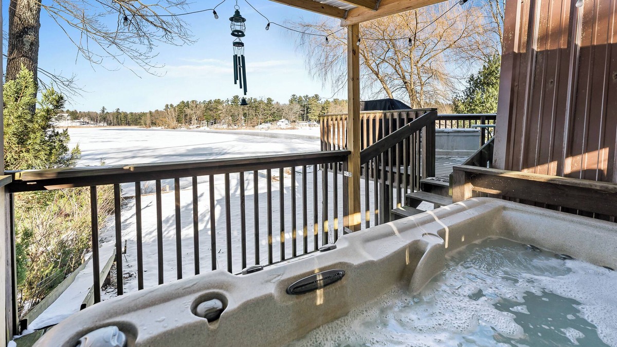 Twin Lake House | Crocker Lake Escape: A spacious 3-bedroom retreat with lake access and a hot tub.