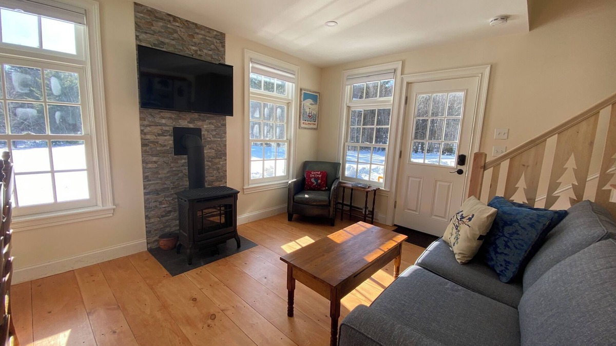 Ludlow Cabin | Custom built 2-bedroom cabin on 3 acres, Two miles to Ludlow town center.