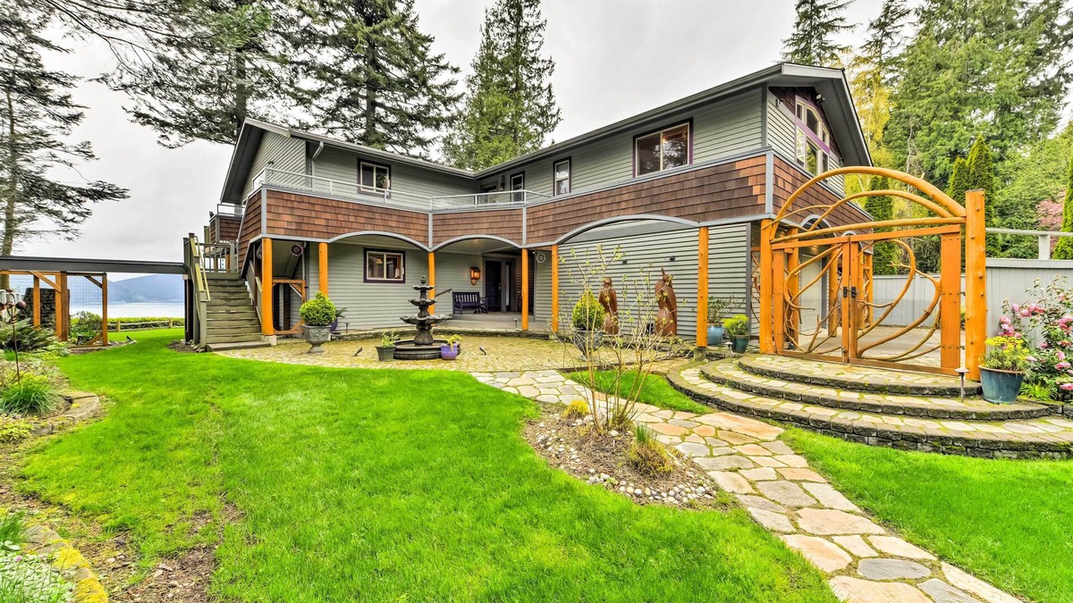 Anacortes House | Custom Guemes Home w/Spectacular Water Views!