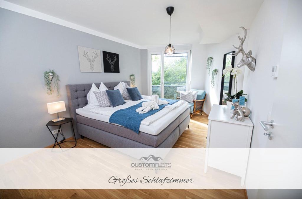 Ulm Apartment | Customflats - Tiefgarage - Terrasse - Uninähe