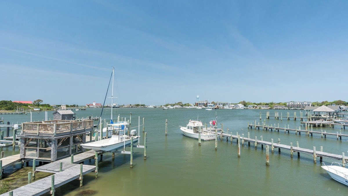 Ocracoke Villa | CV9A: Net House A - Waterfront 1BR villa with sun deck!