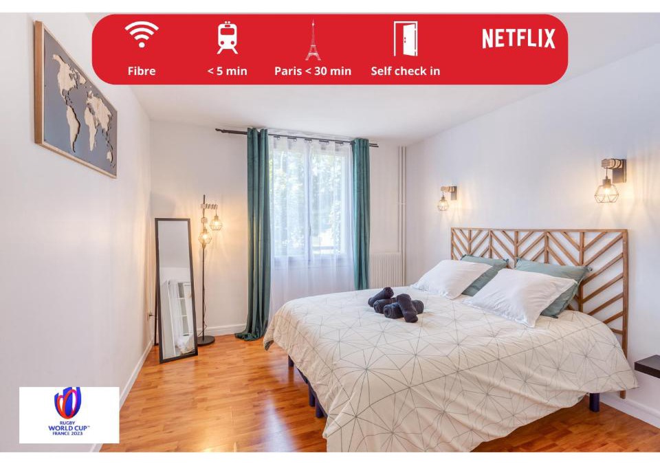 Choisy-le-Roi Apartment | Détente et Confort proche Paris et Orly